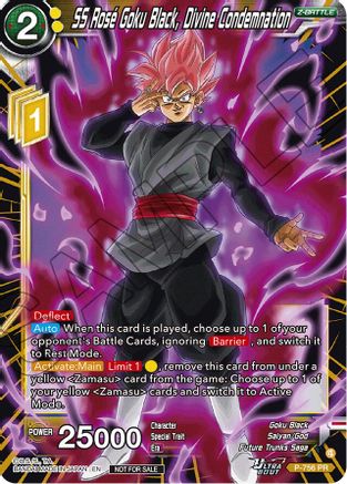 Image of SS Rose Goku Black, Divine Condemnation (P-756) - Promotion Cards Foil