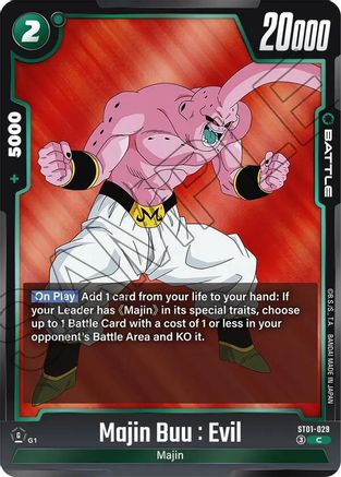 Image of Majin Buu : Evil - ST01-029 (ST01-029) - Story Booster 01 Holofoil
