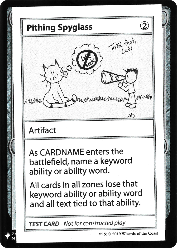 Image of Pithing Spyglass (CMB1-108) - Mystery Booster Playtest Cards 2019