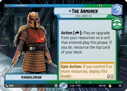 Image of The Armorer - Steel Shapes Us (Hyperspace) (265) - Ashes of the Empire