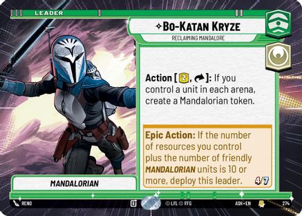 Image of Bo-Katan Kryze - Reclaiming Mandalore (Hyperspace) (274) - Ashes of the Empire