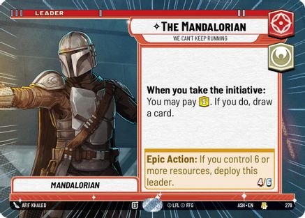 Image of The Mandalorian - We Can't Keep Running (Hyperspace) (278) - Ashes of the Empire