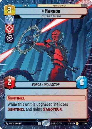 Image of Marrok - Mysterious Warrior (Hyperspace) (294) - Ashes of the Empire