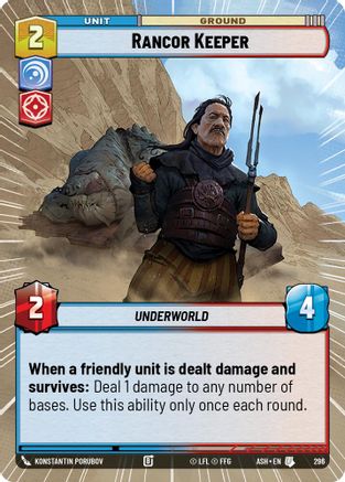 Image of Rancor Keeper (Hyperspace) (296) - Ashes of the Empire