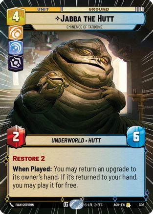 Image of Jabba the Hutt - Eminence of Tatooine (Hyperspace) (306) - Ashes of the Empire