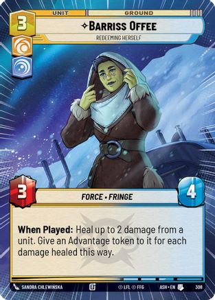Image of Barriss Offee - Redeeming Herself (Hyperspace) (308) - Ashes of the Empire