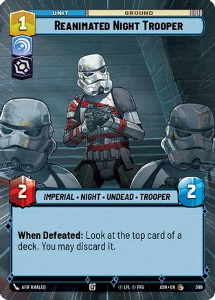 Image of Reanimated Night Trooper (Hyperspace) (309) - Ashes of the Empire