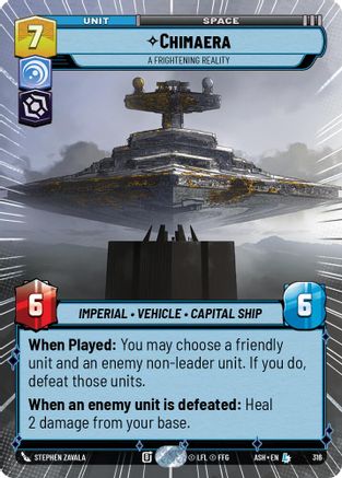 Image of Chimaera - A Frightening Reality (Hyperspace) (316) - Ashes of the Empire
