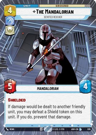 Image of The Mandalorian - Devoted Rescuer (Hyperspace) (326) - Ashes of the Empire