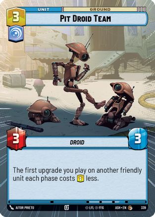 Image of Pit Droid Team (Hyperspace) (339) - Ashes of the Empire