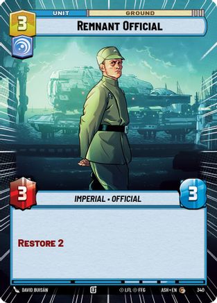 Image of Remnant Official (Hyperspace) (340) - Ashes of the Empire