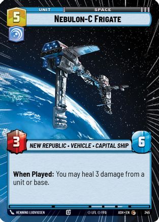Image of Nebulon-C Frigate (Hyperspace) (345) - Ashes of the Empire