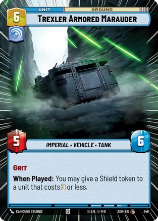 Image of Trexler Armored Marauder (Hyperspace) (346) - Ashes of the Empire