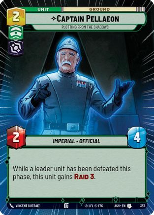 Image of Captain Pellaeon - Plotting from the Shadows (Hyperspace) (357) - Ashes of the Empire