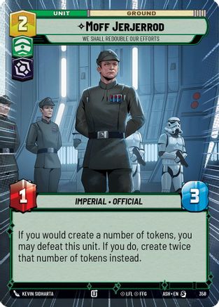 Image of Moff Jerjerrod - We Shall Redouble Our Efforts (Hyperspace) (358) - Ashes of the Empire