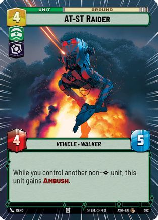 Image of AT-ST Raider (Hyperspace) (362) - Ashes of the Empire