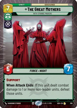 Image of The Great Mothers - With Strange Magicks (Hyperspace) (365) - Ashes of the Empire