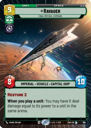 Image of Ravager - Final Imperial Command (Hyperspace) (366) - Ashes of the Empire