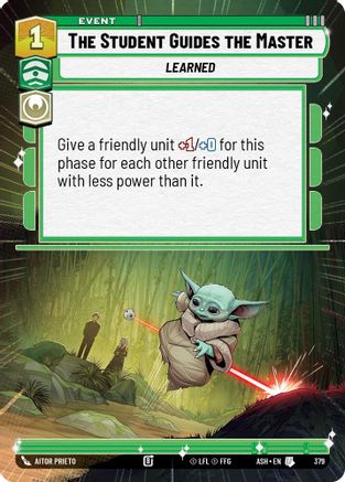 Image of The Student Guides the Master (Hyperspace) (379) - Ashes of the Empire
