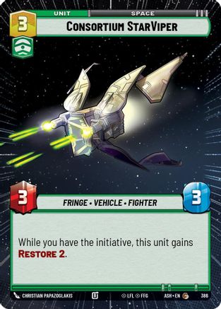 Image of Consortium StarViper (Hyperspace) (386) - Ashes of the Empire