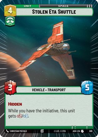 Image of Stolen Eta Shuttle (Hyperspace) (389) - Ashes of the Empire