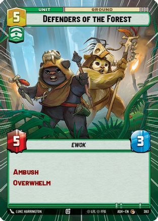 Image of Defenders of the Forest (Hyperspace) (393) - Ashes of the Empire
