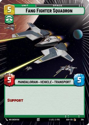 Image of Fang Fighter Squadron (Hyperspace) (394) - Ashes of the Empire