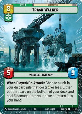 Image of Trask Walker (Hyperspace) (397) - Ashes of the Empire