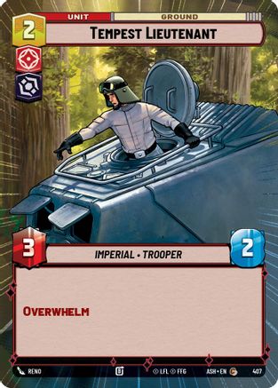 Image of Tempest Lieutenant (Hyperspace) (407) - Ashes of the Empire