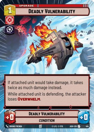 Image of Deadly Vulnerability (Hyperspace) (414) - Ashes of the Empire