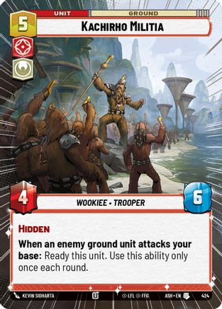 Image of Kachirho Militia (Hyperspace) (424) - Ashes of the Empire