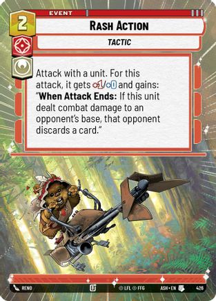 Image of Rash Action (Hyperspace) (426) - Ashes of the Empire