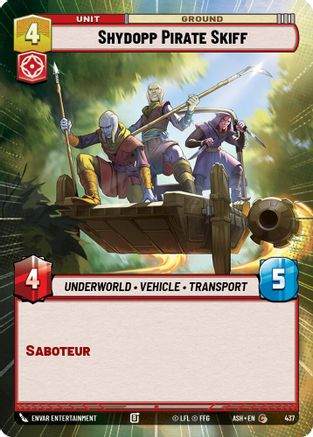 Image of Shydopp Pirate Skiff (Hyperspace) (437) - Ashes of the Empire