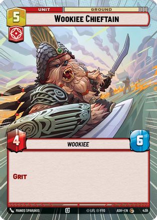 Image of Wookiee Chieftain (Hyperspace) (439) - Ashes of the Empire