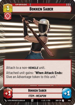 Image of Bokken Saber (Hyperspace) (444) - Ashes of the Empire