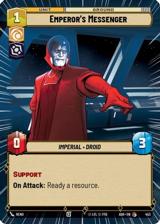 Image of Emperor's Messenger (Hyperspace) (453) - Ashes of the Empire