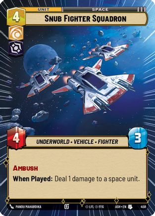 Image of Snub Fighter Squadron (Hyperspace) (458) - Ashes of the Empire