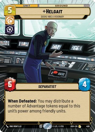 Image of Helgait - Dooku Was a Visionary (Hyperspace) (459) - Ashes of the Empire