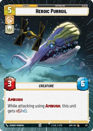 Image of Heroic Purrgil (Hyperspace) (471) - Ashes of the Empire
