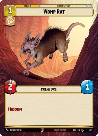 Image of Womp Rat (Hyperspace) (477) - Ashes of the Empire
