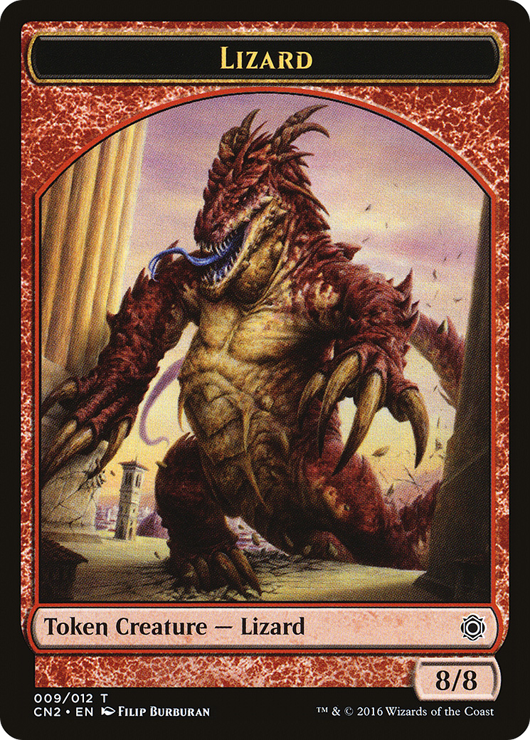 Image of Lizard Token (CN2-009) - Conspiracy: Take the Crown Tokens