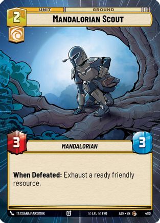 Image of Mandalorian Scout (Hyperspace) (480) - Ashes of the Empire