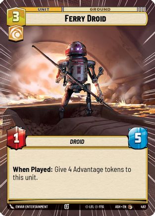 Image of Ferry Droid (Hyperspace) (482) - Ashes of the Empire