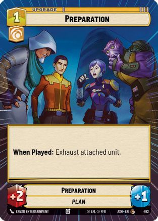 Image of Preparation (Hyperspace) (492) - Ashes of the Empire