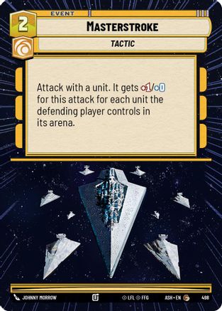 Image of Masterstroke (Hyperspace) (498) - Ashes of the Empire