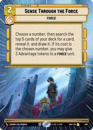Image of Sense Through the Force (Hyperspace) (499) - Ashes of the Empire