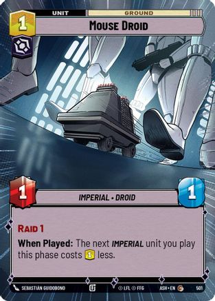 Image of Mouse Droid (Hyperspace) (501) - Ashes of the Empire