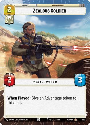 Image of Zealous Soldier (Hyperspace) (515) - Ashes of the Empire