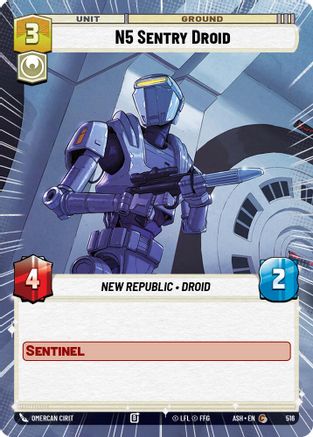 Image of N5 Sentry Droid (Hyperspace) (516) - Ashes of the Empire