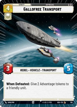 Image of Gallofree Transport (Hyperspace) (518) - Ashes of the Empire
